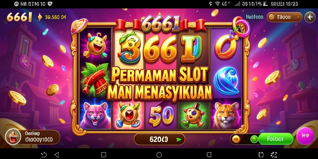 Screenshot gameplay yang menampilkan keseruan permainan slot 666I.