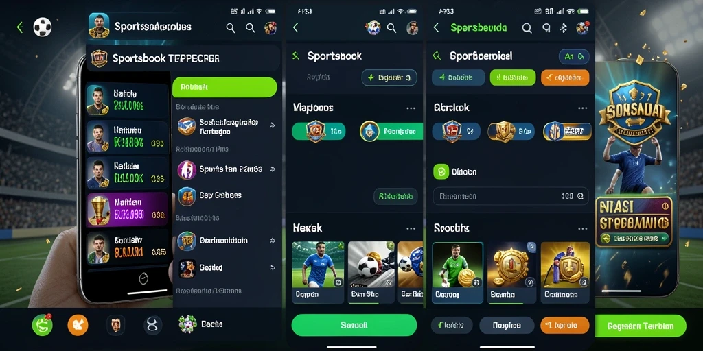 Screenshot gameplay API33 yang menampilkan berbagai opsi taruhan olahraga.