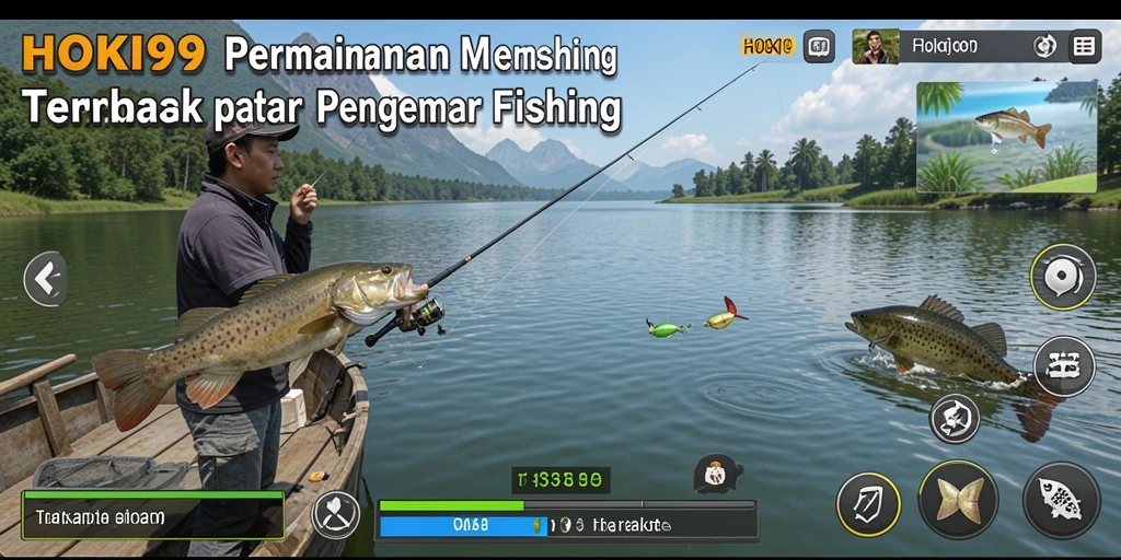 Tangkapan ikan spektakuler dalam gameplay HOKI99.