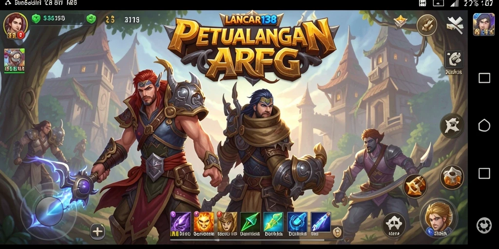 Tampilan gameplay seru dari LANCAR138 di dunia ARPG.