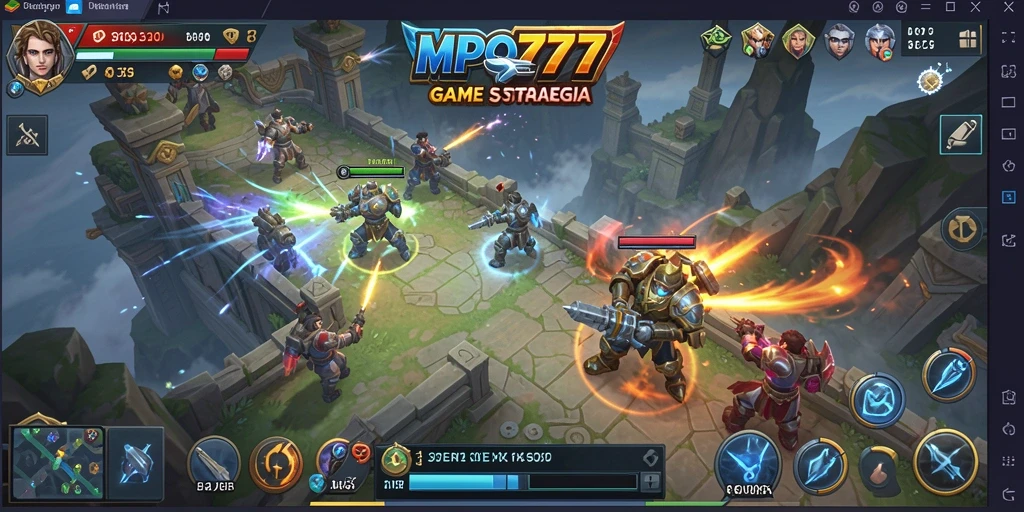 Tampilan gameplay MPO777 yang mendebarkan dan strategis.