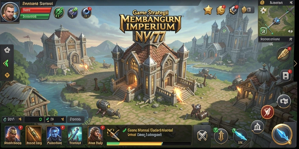 Tampilan gameplay seru dalam NV77 dengan pertempuran taktis.