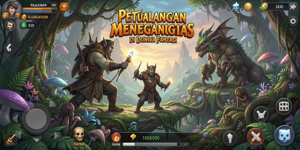 Tampilan menarik dari gameplay petualangan RAJABUAYA89 yang penuh aksi.