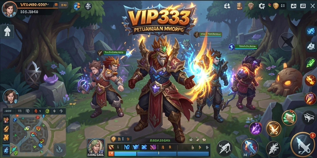 Screenshot gameplay VIP333 menampilkan aksi seru dan dunia fantasi.